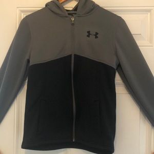 Underarmour ColdGear Youth Large full zip hoodie